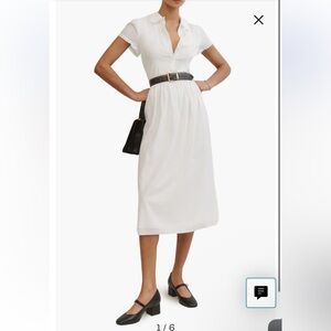 NWOT REFORMATION Elegant White Midi Dress
